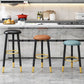 Scandinavian Style Steel Legs Bar-stool Round Seat Single Counter Stool for Kitchen Bar Clearhalo 'Bar Furniture' 'Bar Stools' 'bar_stools' 'furn' 'furn_bar_stools' 'furniture_bar_stools' 'Kitchen & Dining Furniture' 'kitchen&dining_furn' 'kitchen' 'kitchen_furn' Furniture' 1200x1200_b9e4fff4-6c6a-4f62-a8c2-2d71f57e3519
