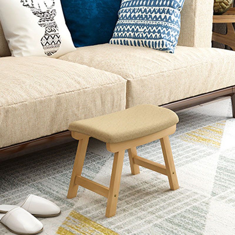 Cotton Standard Stool Modern Style Simple Household Rectangular Stool Clearhalo 'furn' 'furn_ottomans_poufs' 'Furniture' 'Living Room Furniture' 'Ottomans & Poufs' 'ottomans_poufs' 1200x1200_b9e9e516-4370-4ca1-815b-662e5838f6a6