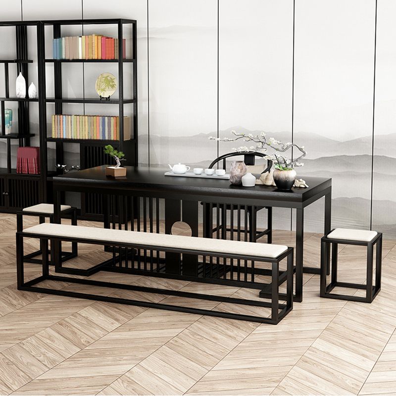 11.7-inch Width Modern Seating Bench Cushioned Metal Bedroom Bench Clearhalo 'Benches' 'Chairs & Seating' 'furn' 'furn_benches' 'Furniture' 'Living Room Furniture' 1200x1200_b9eafef5-8d47-4068-a620-476101f0bcab