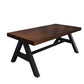 Industrial 1/3/5 Pieces Dining Set Rectangle Pine Wood Dining Table for Dining Room