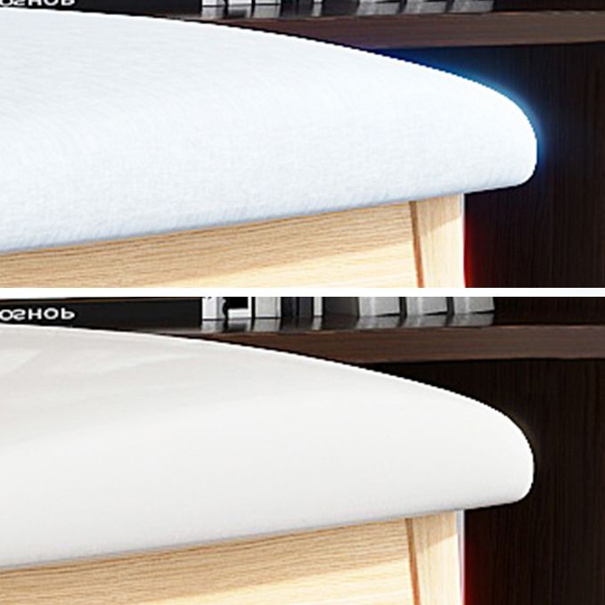 Home Contemporary Side Chair Open Back Metal Upholstered Dining Room Chair Clearhalo ' kitchen&dining_furn' 'Dining Chairs' 'Dining Tables & Seating' 'dining_chair' 'furn' 'furn_dining_chair' 'Furniture' 'furniture_dining_chair' 'Kitchen & Dining Furniture' 'kitchen' 1200x1200_b9f237ef-f367-44e0-a33f-e00ddf0e4fbe