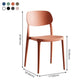 Scandinavian Plastic Armless Dining Chairs Stackable Open Back Side Chair (Set of 4) Clearhalo ' kitchen&dining_furn' 'Dining Chairs' 'Dining Tables & Seating' 'dining_chair' 'furn' 'furn_dining_chair' 'Furniture' 'furniture_dining_chair' 'Kitchen & Dining Furniture' 'kitchen' 1200x1200_b9f273bd-f4e3-4b80-a9c2-85f014317cc4