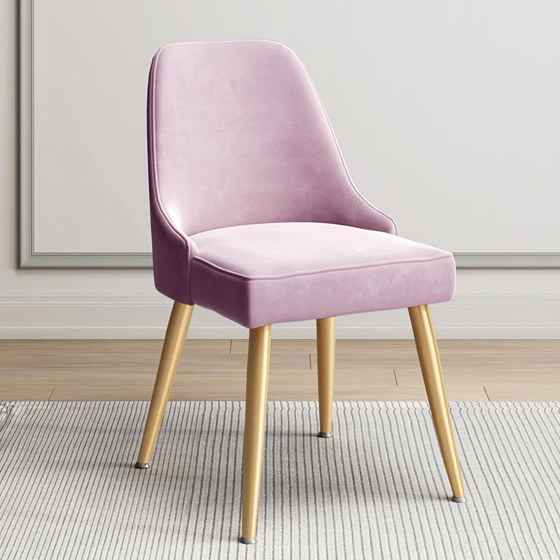 Glam Velvet Side Chair Parsons Upholstered Side Chair for Dining Room Clearhalo 'Dining Chairs' 'Dining Tables & Seating' 'dining_chair' 'furn' 'furn_dining_chair' 'Furniture' 'Kitchen & Dining Furniture' 1200x1200_b9f42514-3789-4cff-9257-c0a3f0d52f27