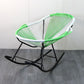 Chaise à bascule moderne Rocker résistant aux intempéries en osier en osier