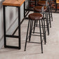 Modern Bar-height Table Solid Wood Top 41.3-inch Height Table for Patio Use Clearhalo 'Bar Furniture' 'Bar Tables' 'bar_tables' 'furn' 'furn_bar_tables' 'Furniture' 'Kitchen & Dining Furniture' 1200x1200_b9f7cd00-1db3-43ee-ad24-1e6ecb27727c