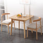 Square Wood Color Dining Table Industrial Solid Rubberwood 4 Legs Table for Dining Room Clearhalo ' dining_table' 'Dining Tables & Seating' 'Dining Tables' 'furn' 'furn_dining_table' 'Furniture' 'furniture_dining_table' 'Kitchen & Dining Furniture' 'kitchen&dining_furn' 'kitchen' 'kitchen_dining_table' 1200x1200_b9f8efee-279a-455d-9bf7-0ddf3cd89e81