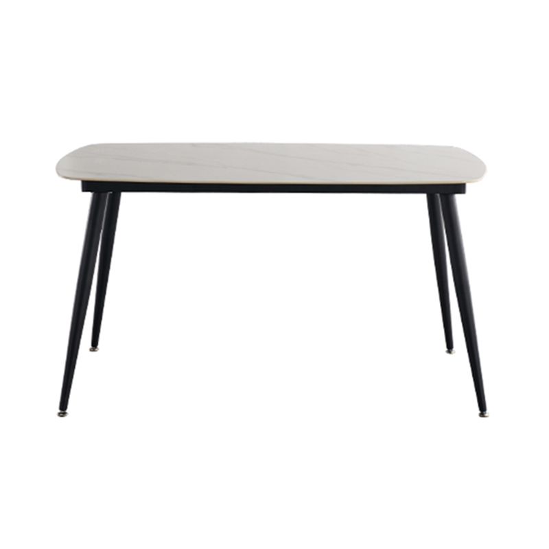 Mattes Finish Stone Esstisch Set für zu Hause 02.05.7 PCs Modernes Dinette Set
