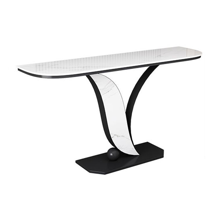 Tavolo da console in pietra melatina tavolo da console resistente alle macchie, tavolo di divano resistente a graffi