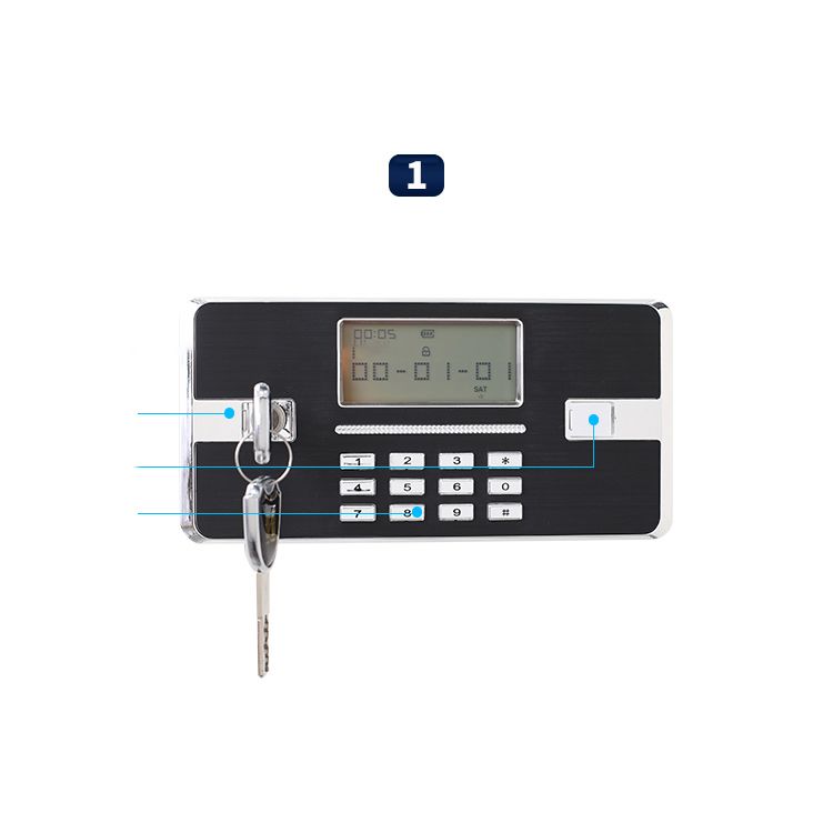 Zeitgenössische Aktenschränke Stahlrahmen vertikale Aktenschränke mit Lock Office