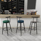 Nordic Style Bar-stool Round Counter Bar Stool with Metal Legs for Home Use Clearhalo 'Bar Furniture' 'Bar Stools' 'bar_stools' 'furn' 'furn_bar_stools' 'Furniture' 'Kitchen & Dining Furniture' 1200x1200_ba061947-d574-4b4e-b7c0-032ffc828f5f
