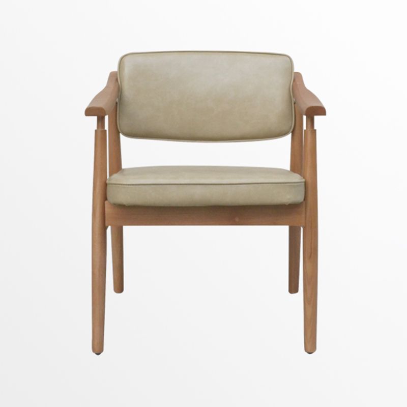 Traditionele stijl eetstoelen keukenarmzijde eetkamerstoel met houten benen