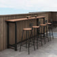 Industrial Metal Counter-height Stool Footrest Low Back Outdoor Counter Bar Stool in Black Clearhalo 'Bar Furniture' 'Bar Stools' 'bar_stools' 'furn' 'furn_bar_stools' 'Furniture' 'Kitchen & Dining Furniture' 1200x1200_ba0869cd-df0f-49d2-b9e0-81b5ed566307
