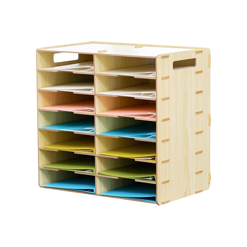 Contemporary Vertical Filing Cabinet Wooden Frame File Cabinet