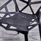 Contemporary Kitchen Plastic Armless Dining chair Cross Back Side Chair for Home Use Clearhalo ' kitchen&dining_furn' 'Dining Chairs' 'Dining Tables & Seating' 'dining_chair' 'furn' 'furn_dining_chair' 'Furniture' 'furniture_dining_chair' 'Kitchen & Dining Furniture' 'kitchen' 1200x1200_ba0c1d46-f860-48a5-9610-a4d8db3da7e8