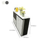 Armoires Glam Dining Buffet Portes en verre de 2 titres Buffet du buffet