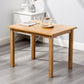 Modern Rectangle Dining Table for Home Brown Wood Dinette Table