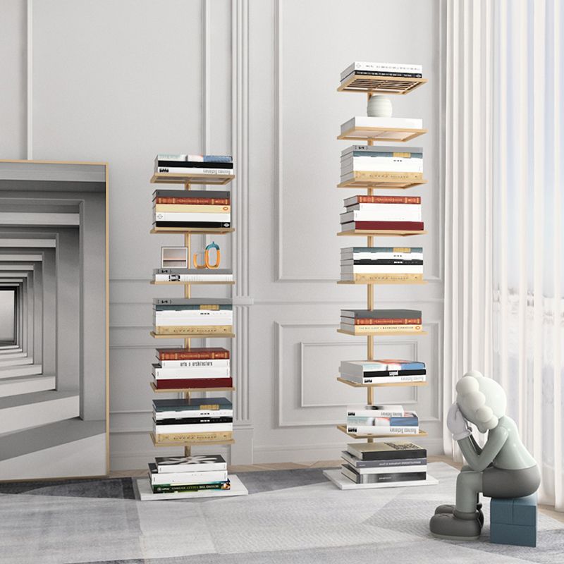 Open Metal Bookcase Modern Rectangular Shelves for Study Room Clearhalo 'Bookcases' 'furn' 'furn_bookcases' 'Furniture' 'furniture_bookcases' 'kitchen' 'kitchen_bookcases' 'Living Room Furniture' 'Office Furniture' 1200x1200_ba135aaa-41dc-4ea9-9720-01a81704a1ae