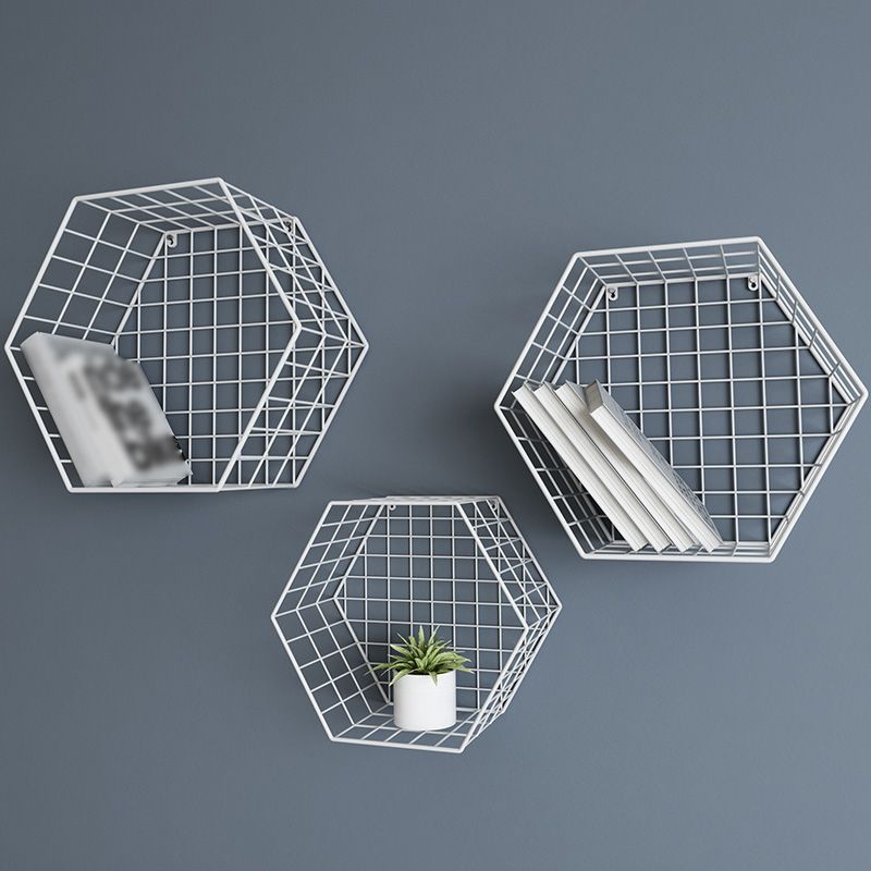 Modern Floating Bookcase Metal Closed Back Wall Mounted Bookshelf Clearhalo 'Bookcases' 'furn' 'furn_bookcases' 'Furniture' 'furniture_bookcases' 'kitchen' 'kitchen_bookcases' 'Living Room Furniture' 'Office Furniture' 1200x1200_ba165dee-8d52-4aa3-9a91-b7f82c7599fe