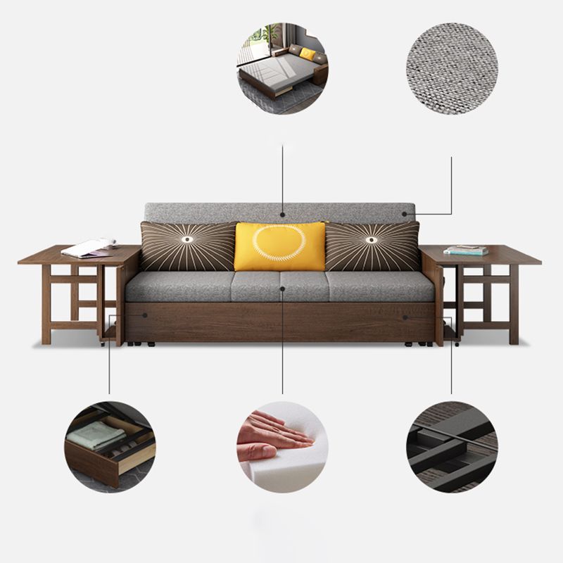 29 "brede hedendaagse slaper bank futon grijze opslag slaper bank