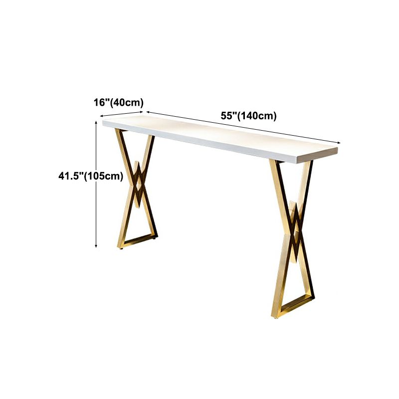 Nordic White Wood Bar Table 42-inch Height Pub Table for Kitchen Living Room Clearhalo 'Bar Furniture' 'Bar Tables' 'bar_tables' 'furn' 'furn_bar_tables' 'Furniture' 'furniture_bar_tables' 'Kitchen & Dining Furniture' 'kitchen&dining_furn' 'kitchen' 1200x1200_ba180d79-07cf-45f1-9473-e369bf5a0cad