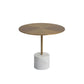 Marble Pedestal End Table Metal Black/ Gold Round Side End Table Clearhalo 'Coffee & Accent Tables' 'End & Side Tables' 'end_side_table' 'end_side_tables' 'furn' 'furn_end_side_tables' 'Furniture' 'furniture_end_side_table' 'Living Room Furniture' 1200x1200_ba18903d-7548-4f11-9e6b-3d058c249870