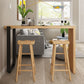 Modern Design Saddle Wooden Stools for Home Armless Stools with Wood Seat Clearhalo 'Bar Furniture' 'Bar Stools' 'bar_stools' 'furn' 'furn_bar_stools' 'Furniture' 'Kitchen & Dining Furniture' 1200x1200_ba191d64-4e44-4afe-a6a1-63932dfa7371