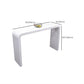 White Colour Bar Wine Table Wooden Counter Wine Table with Double Pedestal Base Clearhalo 'Bar Furniture' 'Bar Tables' 'bar_tables' 'furn' 'furn_bar_tables' 'Furniture' 'Kitchen & Dining Furniture' 1200x1200_ba1ab414-d7e0-4e49-be82-276b8fd6724b