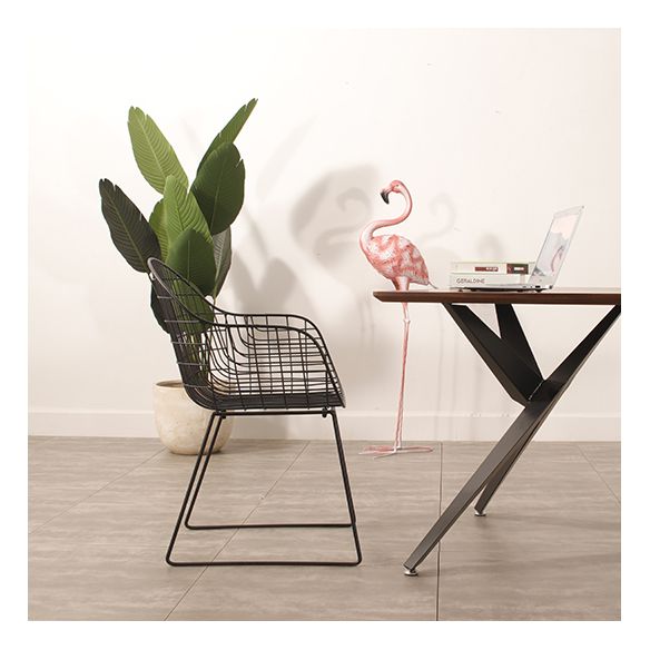 Modern PU Leather Dining Chairs Metal Dining Armchairs for Restaurant Use Clearhalo ' kitchen&dining_furn' 'Dining Chairs' 'Dining Tables & Seating' 'dining_chair' 'furn' 'furn_dining_chair' 'Furniture' 'furniture_dining_chair' 'Kitchen & Dining Furniture' 'kitchen' 1200x1200_ba1c24e9-8997-420f-8113-cacb4d7c8b12