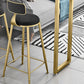 Set tavolo da bar in finto marmo stile glam 1/2/3 pezzi Set bancone da tavolo fisso