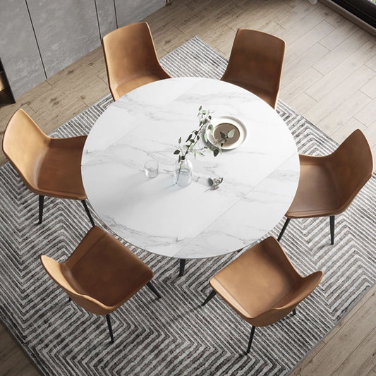 Modern Standard Sintered Stone Top Dining Room Set of 4 Legs Base for Kitchen Table Set Clearhalo 'Dining Room Sets' 'Dining Tables & Seating' 'dining_room_set' 'furn' 'furn_dining_room_set' 'Furniture' 'furniture_dining_room_set' 'Kitchen & Dining Furniture' 'kitchen&dining_furn' 'kitchen' 1200x1200_ba1e7c52-0326-4bc0-9702-5767c888f036