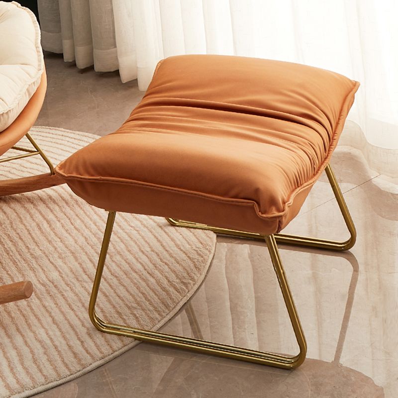 Chaise à bascule de style glam