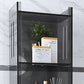 Standard Closed Back Bookshelf Scandinavian Acrylic Bookcase