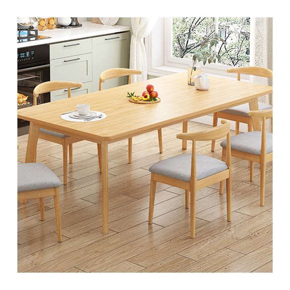 Minimalist Standard Kitchen Dining Set MDF Rectangle Shape Dining Set with 4 Legs Base Clearhalo 'Dining Room Sets' 'Dining Tables & Seating' 'dining_room_set' 'furn' 'furn_dining_room_set' 'Furniture' 'furniture_dining_room_set' 'Kitchen & Dining Furniture' 'kitchen&dining_furn' 'kitchen' 1200x1200_ba245b45-e62f-4031-9e5b-eda74325eee3
