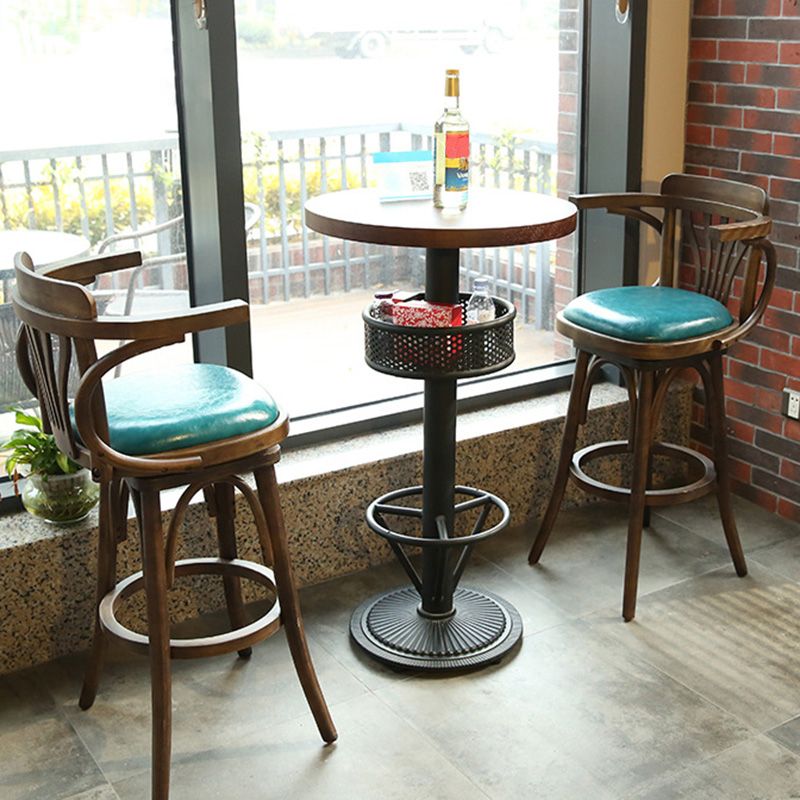 Juego de mesa de madera moderna para Pub, mesa fija, mostrador, 1/2/3 piezas, para comedor