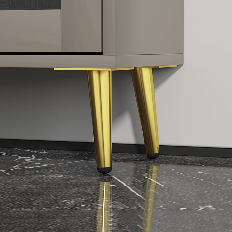 Estantería de estilo moderno estantería cerrada con puertas para el hogar de la oficina