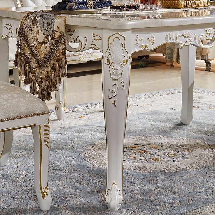 Vitoria White Marble Dining Table Rectangle Dining Table for Kitchen Clearhalo ' dining_table' 'Dining Tables & Seating' 'Dining Tables' 'furn' 'furn_dining_table' 'Furniture' 'furniture_dining_table' 'Kitchen & Dining Furniture' 'kitchen&dining_furn' 'kitchen' 'kitchen_dining_table' 1200x1200_ba2ccea7-432f-42f0-beeb-8ce48718a406