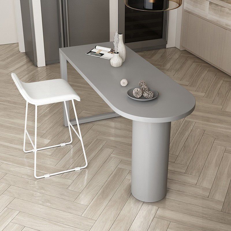 Industrial Style Pine Top Counter Table 42-inch Height Table for Living Room Clearhalo 'Bar Furniture' 'Bar Tables' 'bar_tables' 'furn' 'furn_bar_tables' 'Furniture' 'furniture_bar_tables' 'Kitchen & Dining Furniture' 'kitchen&dining_furn' 'kitchen' 1200x1200_ba2df70a-3952-4fc8-994c-23f18a6f19e9