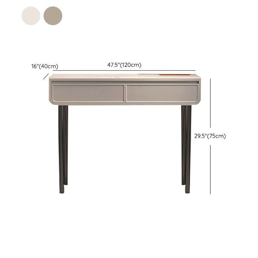 Glam con 2/4 cassetto camera da letto in legno massello in piedi vanità