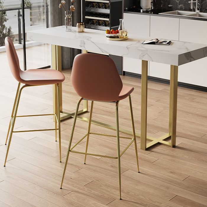 Tavolo da pranzo per accento per bistrot rettangolo glam altezza da pranzo altezza