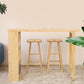 Industrial Bar Table Set 1/2/3 Pieces Rectangle Pine Wood Counter Table for Living Room Clearhalo 'Bar Furniture' 'furn' 'furn_home_bar_bar_sets' 'Furniture' 'Home Bars & Bar Sets' 'home_bar_bar_sets' 'Kitchen & Dining Furniture' 1200x1200_ba30e252-d827-4298-8c5c-2a717e2fe239