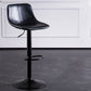 Industrial Bar and Counter Stool Low Back Stool with Pedestal Base in Black Clearhalo 'Bar Furniture' 'Bar Stools' 'bar_stools' 'furn' 'furn_bar_stools' 'Furniture' 'furniture_bar_stools' 'Kitchen & Dining Furniture' 1200x1200_ba319150-f7a1-4e0f-951e-1e9a9a0466be