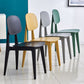 Contemporary Style Plastic Dining Chairs Multicolor Open Back Side Chair Clearhalo ' kitchen&dining_furn' 'Dining Chairs' 'Dining Tables & Seating' 'dining_chair' 'furn' 'furn_dining_chair' 'Furniture' 'furniture_dining_chair' 'Kitchen & Dining Furniture' 'kitchen' 1200x1200_ba3216aa-4d14-44dd-8176-5127af57b039