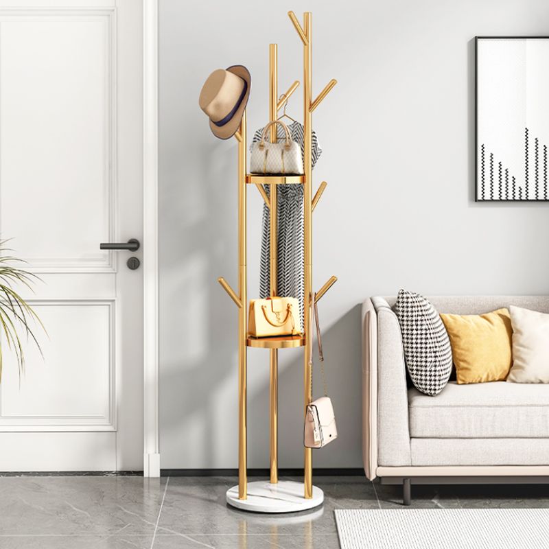 Ext Entry Hall Tree Glam Free Standing Hall Stand con gancio