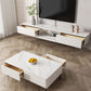 Modern TV Media Console Enclosed Storage TV Console with Drawers Clearhalo 'furn' 'furn_tv_stands_entertainment_centers' 'Furniture' 'Living Room Furniture' 'TV Stands & Entertainment Centers' 'TV Stands & Media Storage Furniture' 'tv_stands_entertainment_centers' 1200x1200_ba34391b-b965-4c64-92b3-d905b61c2d85