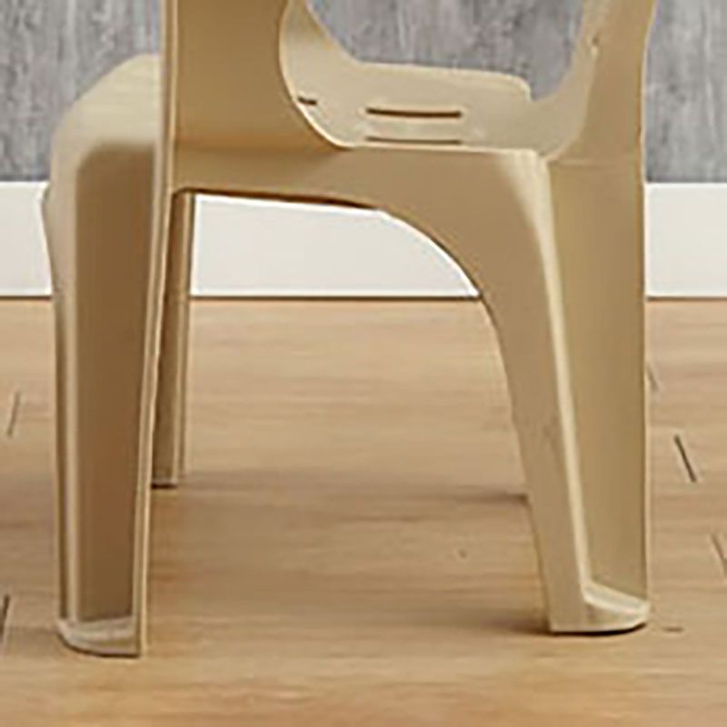 Minimalist Style Stacking Dining Arm Chairs Plastic Open Back Dining Side Chair for Home Use Clearhalo ' kitchen&dining_furn' 'Dining Chairs' 'Dining Tables & Seating' 'dining_chair' 'furn' 'furn_dining_chair' 'Furniture' 'furniture_dining_chair' 'Kitchen & Dining Furniture' 'kitchen' 1200x1200_ba347333-0ca1-475e-ab3b-4c38f72923ec