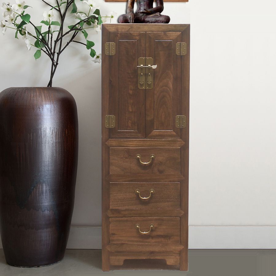 Modern Rectangle Storage Cabinet Solid Wood Cabinet with Drawer Clearhalo 'Cabinets & Chests' 'cabinets_chests' 'furn' 'furn_cabinets_chests' 'Furniture' 'Living Room Furniture' 1200x1200_ba36f00b-fa31-4a2a-8fba-add828c07c02