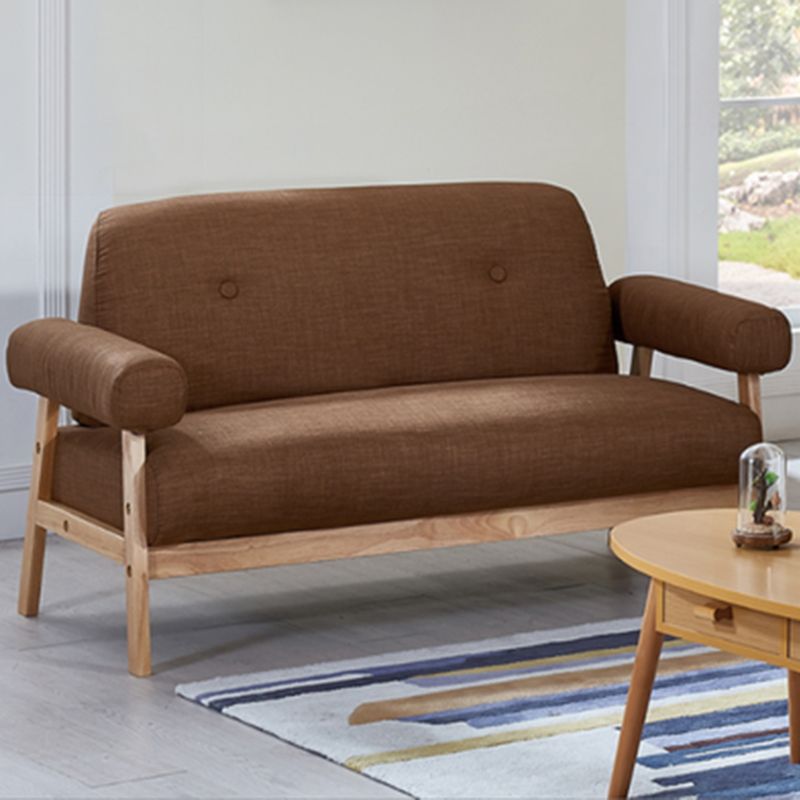 27.16" W x 28.74" H Pillow Top Arm Sofa Contemporary Standard Sofa with Tufted Split-Back