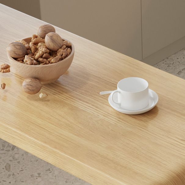 Solid Wood Bar Dining Table Pedestal Rectangle Bistro Bar Table in Natural with Shelves Clearhalo 'Bar Furniture' 'Bar Tables' 'bar_tables' 'furn' 'furn_bar_tables' 'Furniture' 'Kitchen & Dining Furniture' 1200x1200_ba3899e0-9f6c-4386-8bf4-dcb5cbc254b9