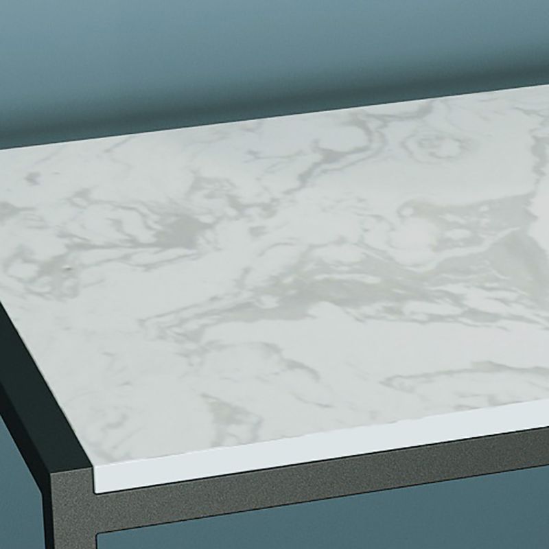 1 Shelf Industrial Nightstand Stone Open Storage Night Table 19.7" Tall Clearhalo 'Bedroom Furniture' 'furn' 'furn_night_stand' 'Furniture' 'night_stand' 'Nightstands' 1200x1200_ba392aa5-2159-4102-ae49-2592a3efaf84