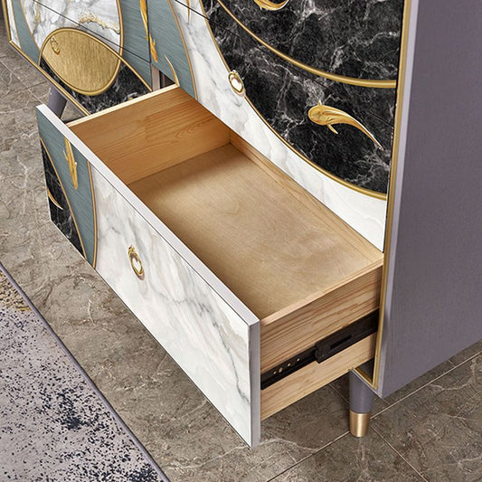 15.6-inch W Storage Chest Classic Glam Storage Chest Dresser